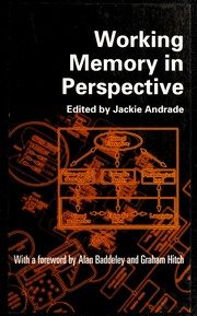Cover of Working memory in perspective by Jackie Andrade