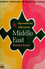 Front cover of Government and politics of the Middle East. -- by Maurice Harari