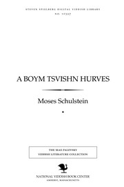 Cover of A boym tsṿishn ḥurṿes̀ by Moses Schulstein