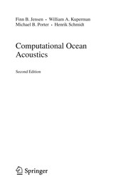 Front cover of Computational ocean acoustics by Finn Bruun Jensen