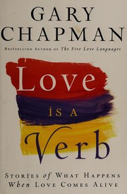 Cover of Love is a verb by Gary D. Chapman