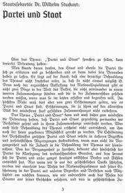 Cover of Partei und Staat by Wilhelm Stuckart