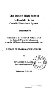 Front cover of The curriculum of the Catholic elementary school by Johnson, George, 1889-1944