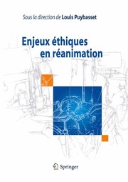 Front cover of Enjeux éthiques en réanimation by Louis Puybasset