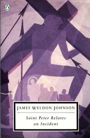 Cover of Saint Peter Relates an Incident by James Weldon Johnson