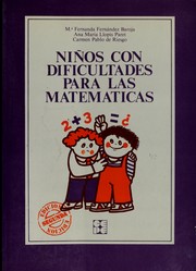 Front cover of Niños con dificultades para las matemáticas by Fernanda Fernández Baroja