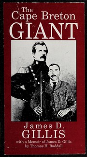 Cover of The Cape Breton giant by James D. Gillis