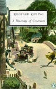 Cover of A  diversity of creatures by Rudyard Kipling