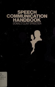 Cover of Speech communication handbook by Donald Clint Streeter
