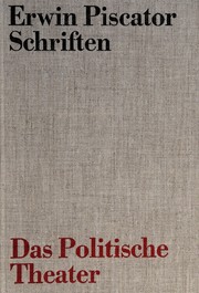 Front cover of Das politische Theater by Erwin Piscator
