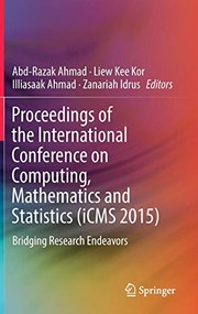 Front cover of Proceedings of the International Conference on Computing, Mathematics and Statistics by Abd-Razak Ahmad
