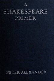 Cover of A Shakespeare primer by Peter Alexander