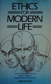 Front cover of Ethics for modern life by Raziel Abelson