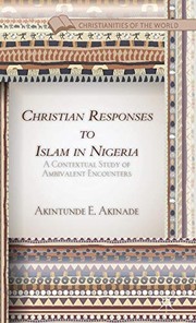 Front cover of Christian Responses to Islam in Nigeria by A. Akinade