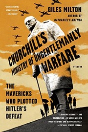 Front cover of Churchill's Ministry of Ungentlemanly Warfare by Giles Milton