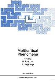 Front cover of Multicritical phenomena by NATO Advanced Study Institute on Multicritical Phenomena (1983 Geilo, Norway)