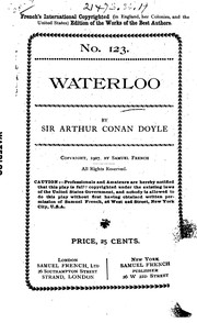 Cover of Waterloo by Arthur Conan Doyle