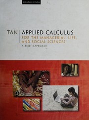 Front cover of Applied Calculus for the Managerial, Life, and Social Sciences by Soo Tang Tan