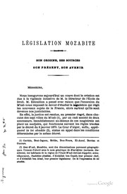 Cover of Législation mozabite by Ernest Zeys