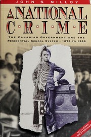 Front cover of A national crime by John Sheridan Milloy