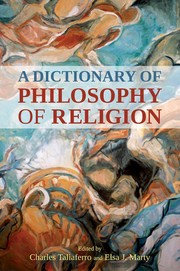 Cover of A dictionary of philosophy of religion by Charles Taliaferro