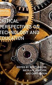 Front cover of Critical Perspectives on Technology and Education by Scott Bulfin