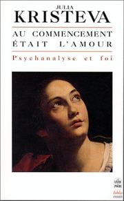Front cover of Au commencement était l'amour by Julia Kristeva