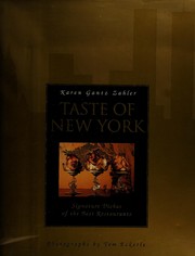 Front cover of Taste of New York by Karen Gantz Zahler