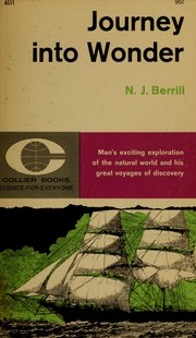 Front cover of Journey into wonder by N. J. Berrill