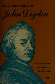Cover of Selected works by John Dryden