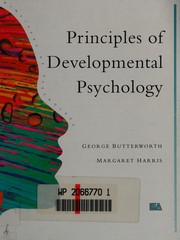 Front cover of Principles of developmental psychology by George Butterworth