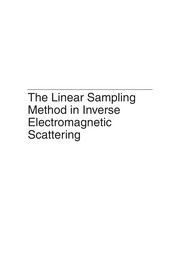 Cover of The linear sampling method in inverse electromagnetic scattering by Fioralba Cakoni