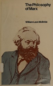 Front cover of The philosophy of Marx by William Leon McBride