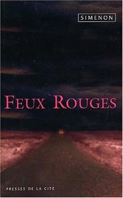 Cover of Feux rouges by Georges Simenon