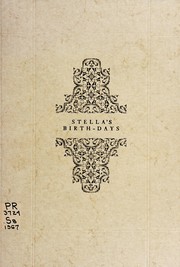 Front cover of Stella's birth-days: poems by Jonathan Swift