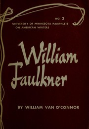 Cover of William Faulkner by William Van O'Connor
