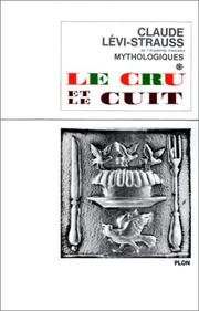 Front cover of Le cru et le cuit by Claude Lévi-Strauss