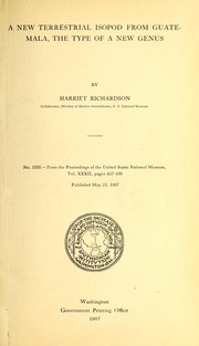 Cover of Marine isopods collected in the Philippines by Benedictus de Spinoza