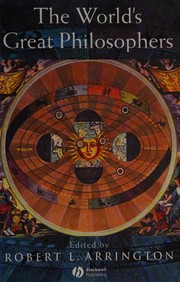 Cover of The world's great philosophers by Robert L. Arrington