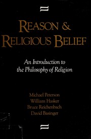 Cover of Reason and religious belief by Michael L. Peterson