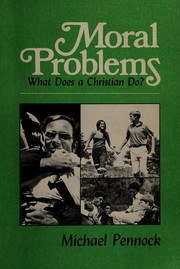 Cover of Moral problems by Michael Pennock