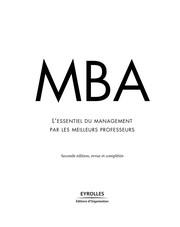 Cover of MBA by Marc Bertone  che