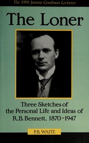 Cover of The loner by Peter B. Waite