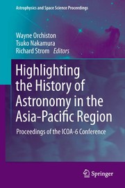 Front cover of Highlighting the History of Astronomy in the Asia-Pacific Region by Wayne Orchiston