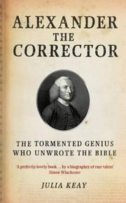 Cover of Alexander the Corrector by Julia Keay