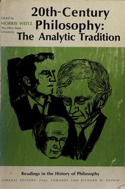 Cover of Twentieth-century philosophy by Morris Weitz