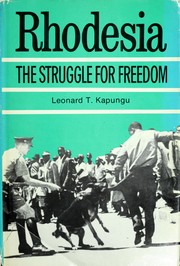 Front cover of Rhodesia by Leonard T. Kapungu