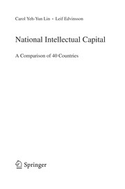 Front cover of National Intellectual Capital by Carol Yeh-Yun Lin