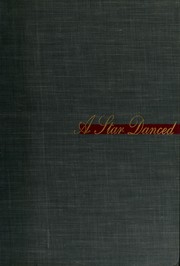 Cover of A star danced by Gertrude Lawrence