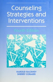 Cover of Counseling strategies and interventions by Harold Hackney